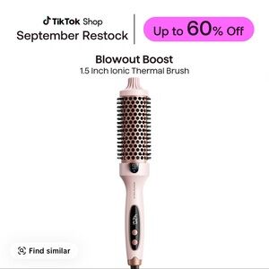 Wavytalk Blowout Boost 1.5 Inch Ionic Thermal Brush - Pink